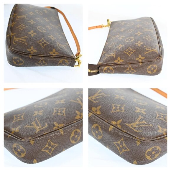 Authentic Louis Vuitton Monogram Pochette Accessories Pouch Bag bsj746-111325 - Picture 7 of 16